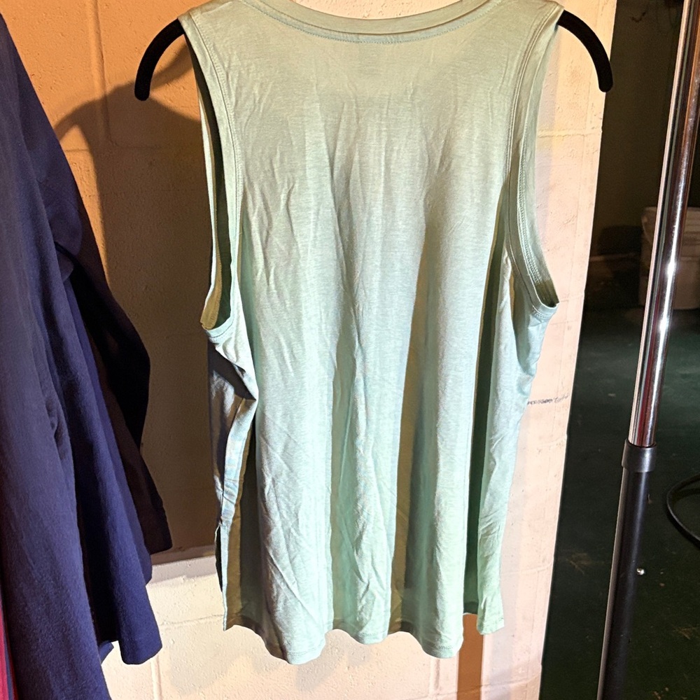 Balance Collection Light Green Muscle Tee - Picture 2 of 2